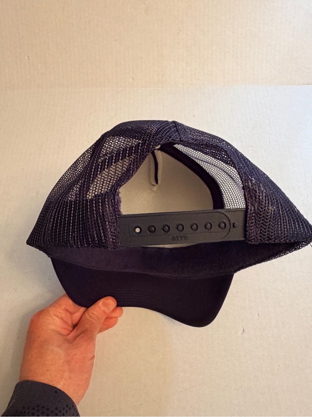 NWOT ALOHA Collection Trucker Snapback Hat Blue Otto Brand Mesh Back Unisex - Picture 6 of 9